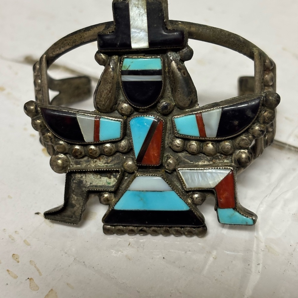 Tribal-Inspired Multicolor Cuff Bracelet